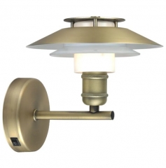 Настенный светильник 1123, Ø18, латунь/метал Halo Design