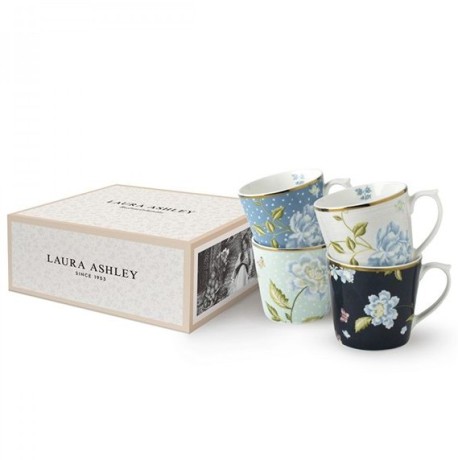 Подарочный набор "4 Кружки Assorted", 320 мл. Laura Ashley