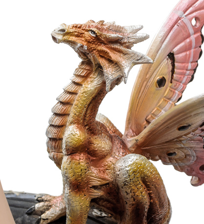 GA-85 Статуэтка "Ангел на автошине с драконом"