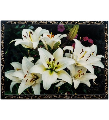 ШК-13/33-B Шкатулка в технике декупаж (прям. 32х23х6,5)