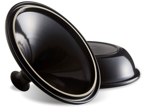 Тажин керамический Emile Henry, черный, 3 литра, 32 см.