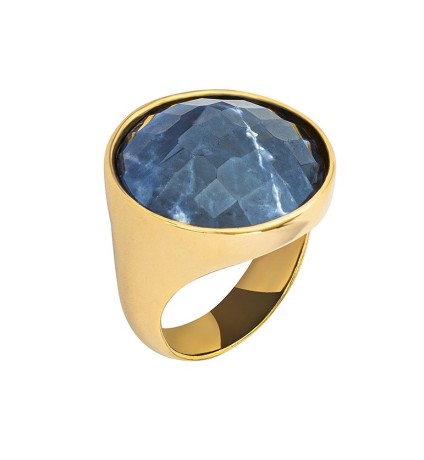 Кольцо pearl sodalite 17.2 мм. K1155.22/17.2 BL/G Possebon