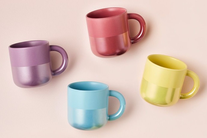 Кружка Горизонт тёмно-розовая, 0,35 л. Maxwell & Williams