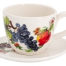 Чашка с блюдцем Tutti Frutti, 0,4 л. Home & Style