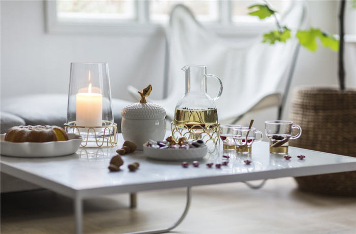 Конфетница "Жёлудь", 19,5x14 см. Winter SagaForm