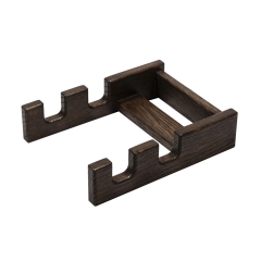 Подставка для 2 разделочных досок дубовая, 16х12х40 см. Uneca