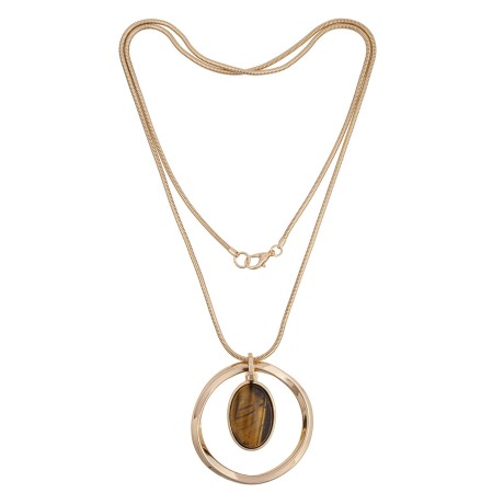 Колье TIGER EYE LN5129 BR/RG Fiore Luna