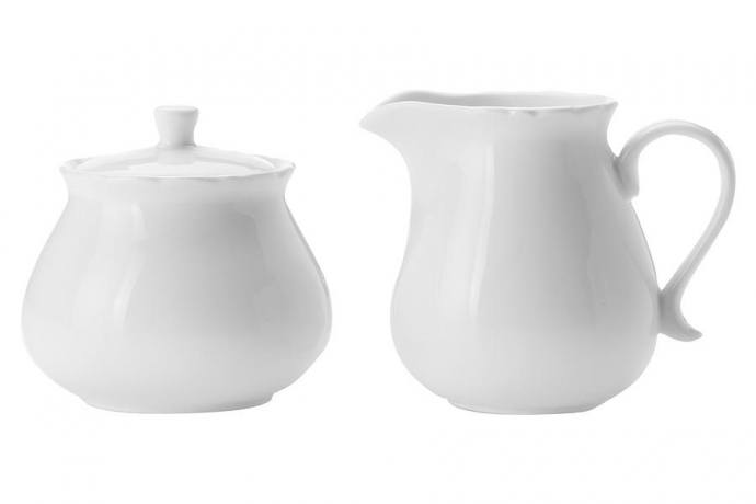 Набор для сахара и сливок "Белая роза" 250 мл. Maxwell & Williams