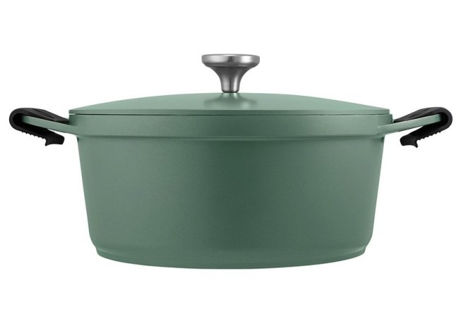 Кастрюля Agile, зелёная, 28 см, 6,3 л. Maxwell & Williams