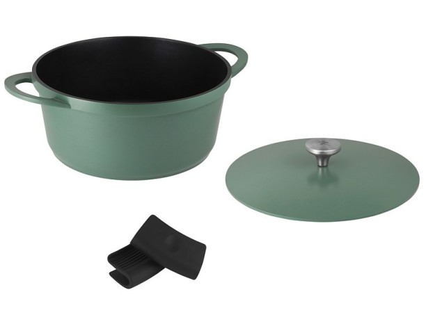 Кастрюля Agile, зелёная, 28 см, 6,3 л. Maxwell & Williams