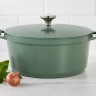 Кастрюля Agile, зелёная, 28 см, 6,3 л. Maxwell & Williams