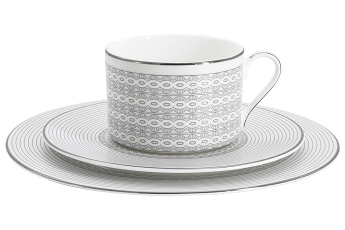 Чайный сервиз Сильвер, 6 персон, 21 предмет Emily
