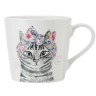 Кружка фарфоровая Mikasa Tipperleyhill с принтом кошки, 380 мл. Kitchen Craft