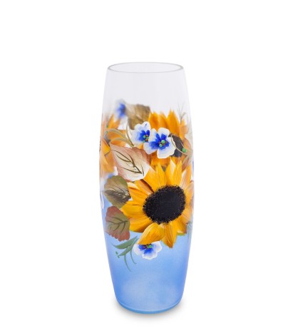 VZ-612 Ваза стеклянная "Лето" h-300