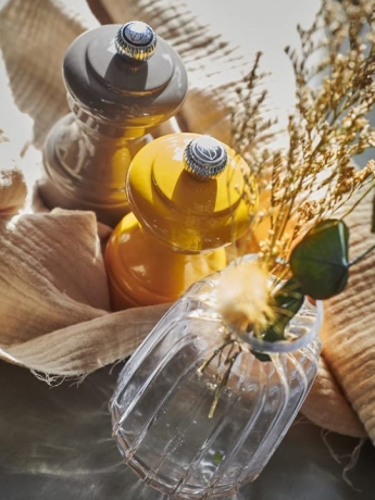 Мельница для перца Bistro, 10 см. цвет: жемчужно-серый, Peugeot