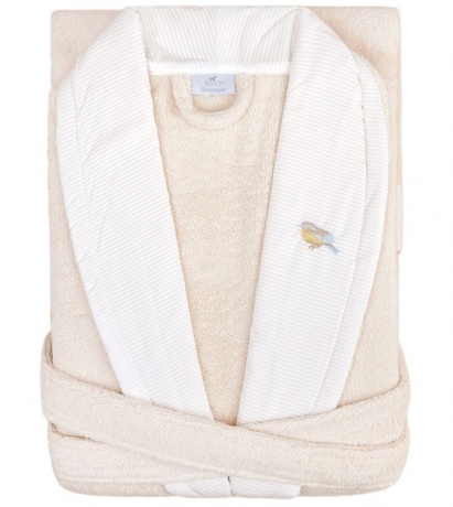 Халат "SPRING", S, экрю, BOVI