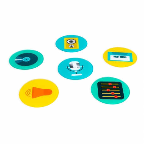 Подставка под стаканы Music 6 шт. Balvi