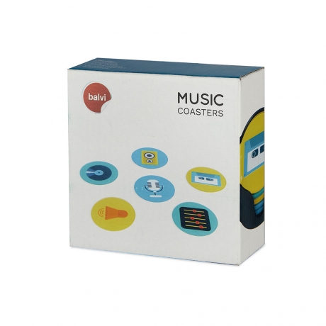 Подставка под стаканы Music 6 шт. Balvi