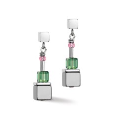 Пусеты Blue-Green-Lilac