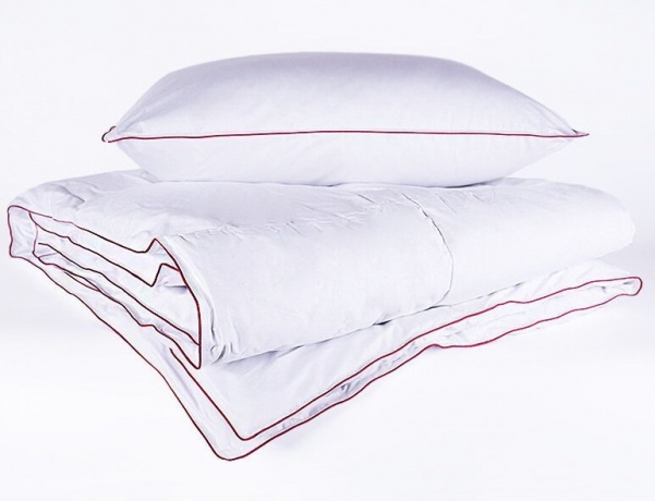 Одеяло теплое пуховое "Ружичка" 172х205, из твилла, технология кассетная, Natures