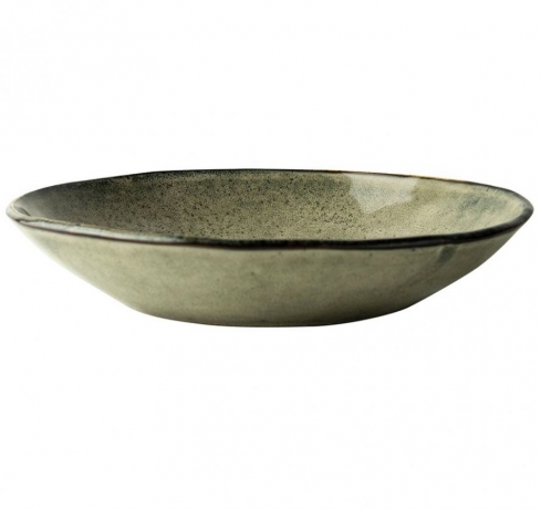 Тарелка глубокая Organic Dutch Rose, зел.