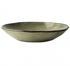 Тарелка глубокая Organic Dutch Rose, зел.