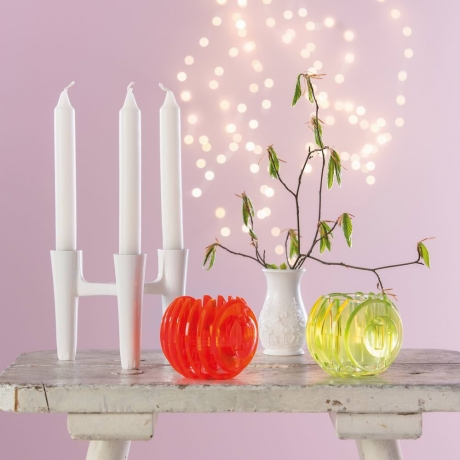 Подсвечник HOMMAGE Koziol, прозрачный