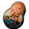 ШК-19/ 1-D Шкатулка в технике декупаж "Матрешка" (11,5х8,5х3)