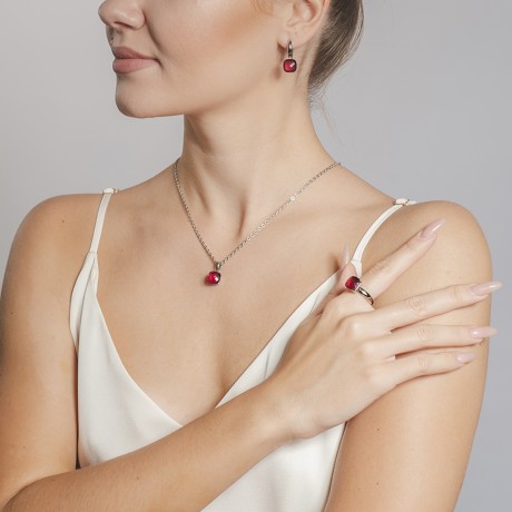 Колье Firenze ruby 400048.1 R/S Qudo