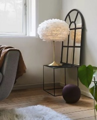 Торшер настольный Champagne brushed brass с USB, 42 см. Umage