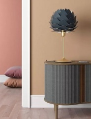 Торшер настольный Champagne brushed brass с USB, 42 см. Umage