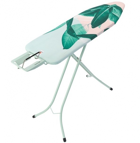 Гладильная доска 124х38 см (B), Тропические листья, мытный Brabantia