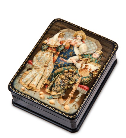 ШК-19/47 Шкатулка в технике декупаж "Три сестры" (10х8х3,5)