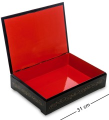 ШК-13/33-C Шкатулка в технике декупаж (прям. 32х23х6,5)