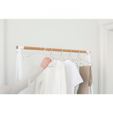 Алюминиевые вешалки для одежды 4 шт., Серебряный Brabantia