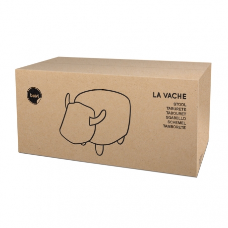 Пуф дизайнерский La Vache черный, Balvi