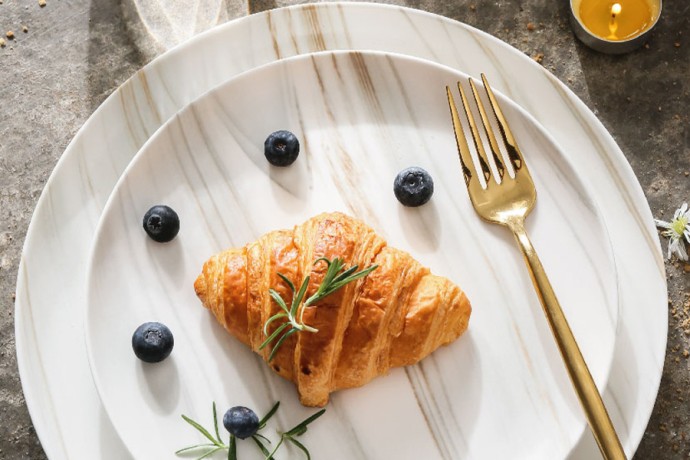 Тарелка закусочная The Royal Marble, 21см. Home & Style