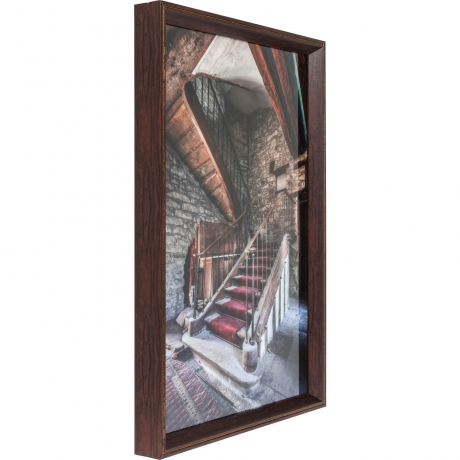 Картина в рамке Old Staircase, коллекция "Cтарая лестница" 60*80*6, Бумага, Полистирол, Стекло, Мультиколор