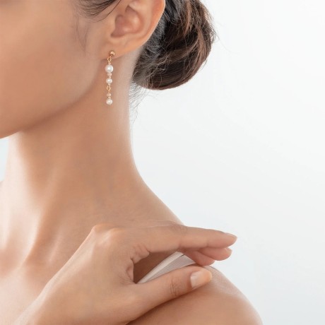 Пусеты White-Gold 1116/21-1416 Coeur de Lion