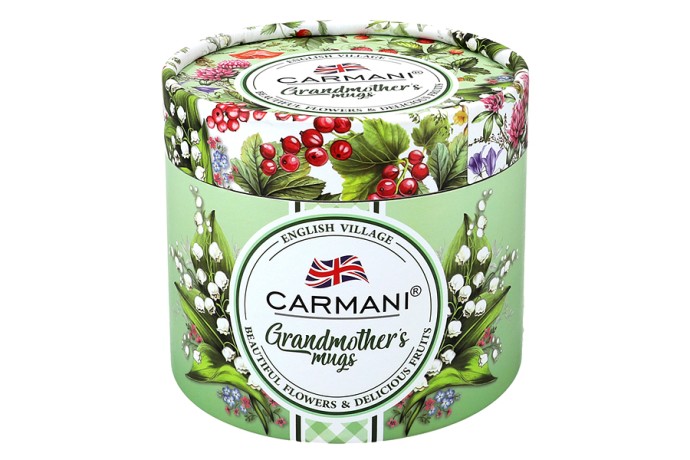 Кружка Анютины глазки, 0,4 л. Carmani