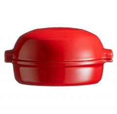 Форма для запекания с крышкой, 19,5х17,5х4,5 см. цвет гранат Emile Henry