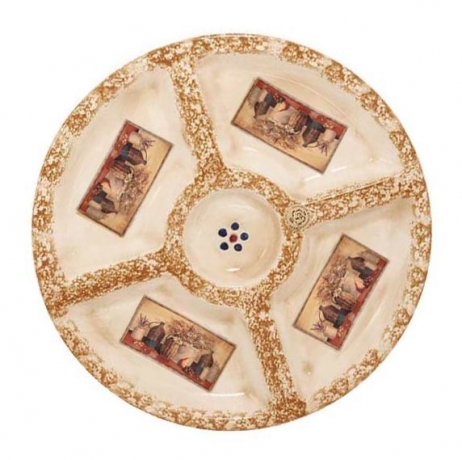 Круглая менажница Натюрморт, LCS