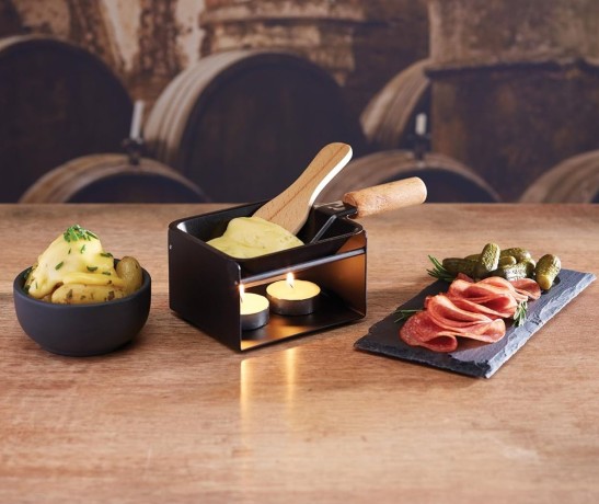 Мармит настольный (гриль) для сыра (мармит, лопатка сервировочная 2шт. свечи 2шт.) Kitchen Craft