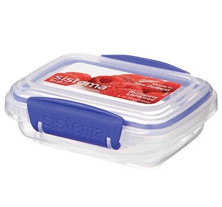 Контейнер прямоугольный KLIP IT, 200 мл. Sistema