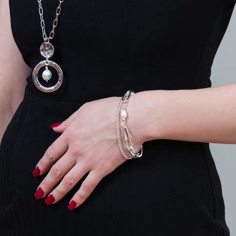 Браслет Perle LB5090 BW/S Fiore Luna