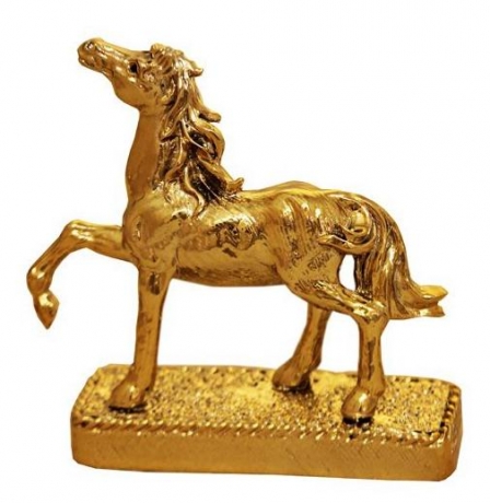 Статуэтка Лошадь (золот), 11см, gamma