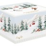 Пара чайная, 1 перс, 2 пр, 400 мл, фарфор P, белая, Лыжники в горах, Chalet, Easy Life