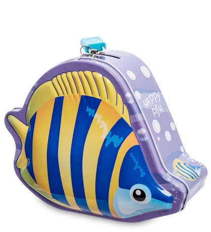 BX- 38/4 Металлическая копилка "Рыбка"