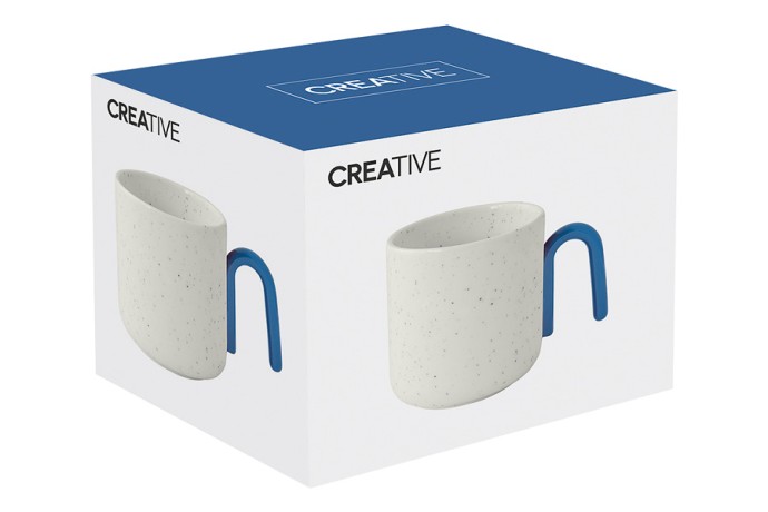 Кружка Creative, бело-синяя, 0,35 л. Easy Life
