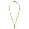 Колье LISANNA SG EMERALD GREEN